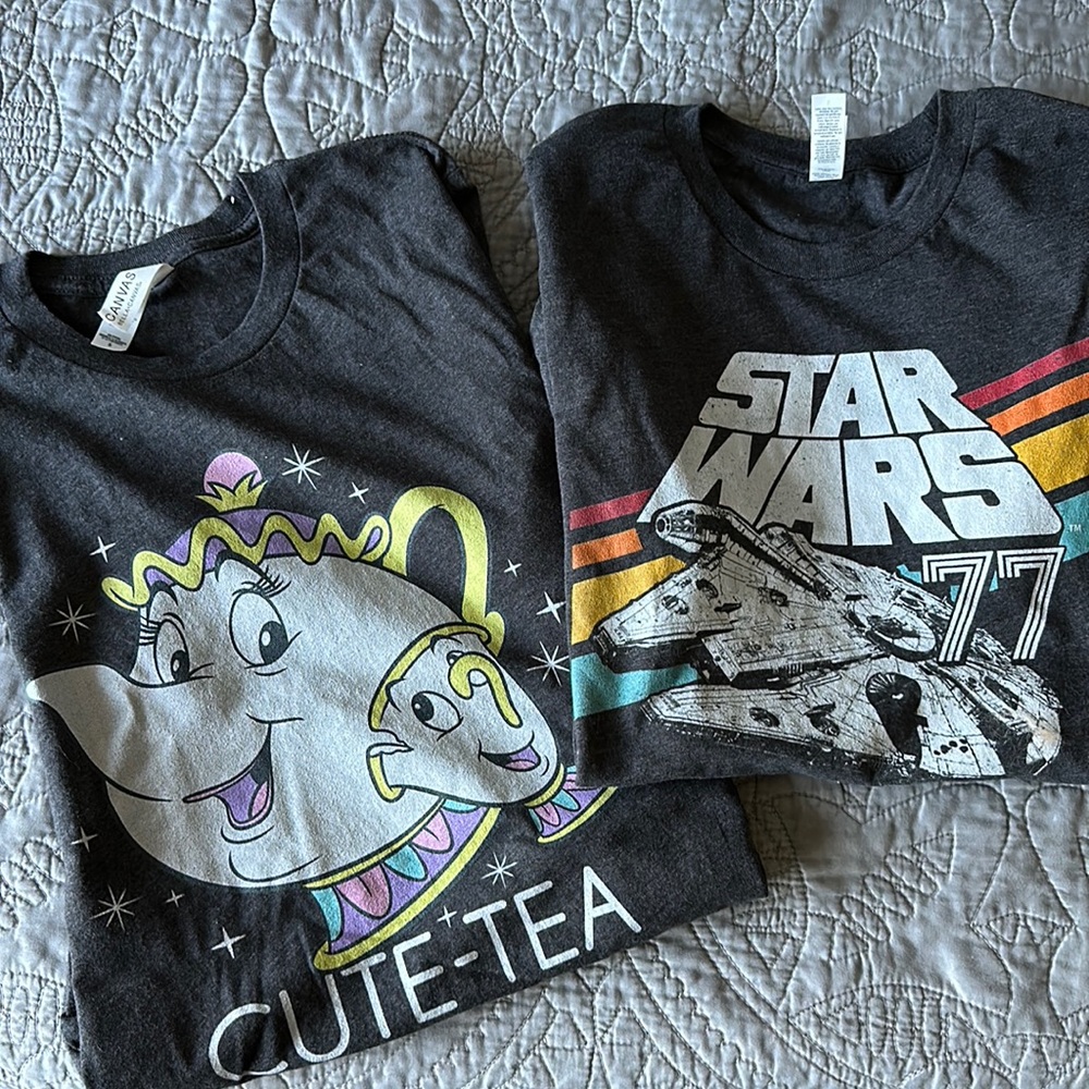 Retro theming Bella Canvas Disney T shirts